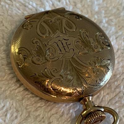 Vintage Dueber 15 Jewel Hampden Pocket Watch