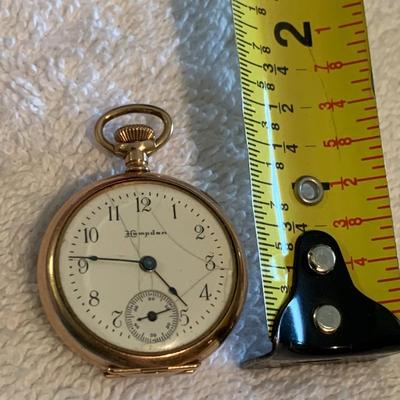 Vintage Dueber 15 Jewel Hampden Pocket Watch
