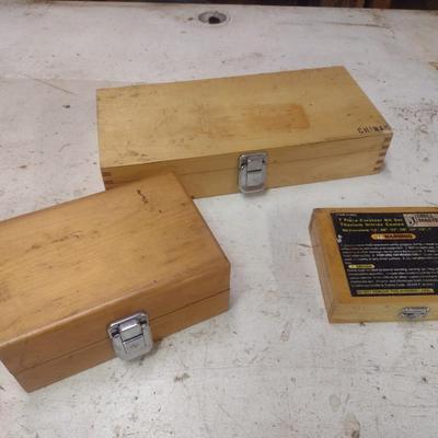 Collection of Various Sized Forstner and Router Bits