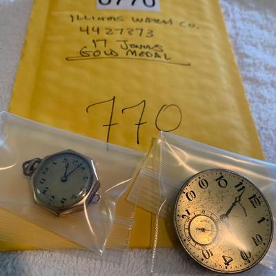 Vintage Pocket Watches Lot