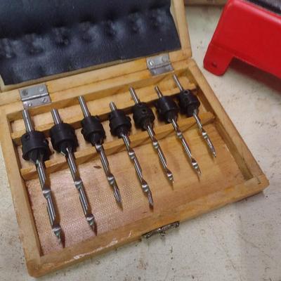 Collection of Router Tools and Wood Chisels