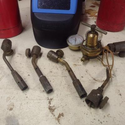 Collection of Welding Tools and Accessories