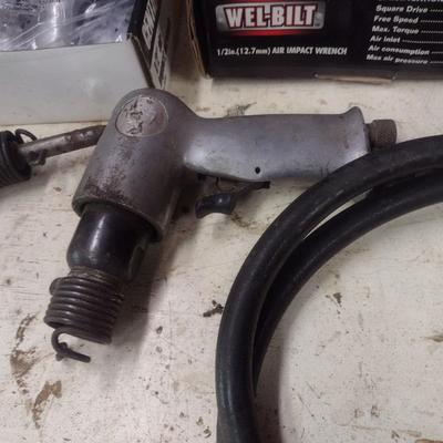 Set of Four Pnuematic Shop Tools