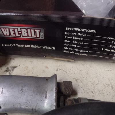 Set of Four Pnuematic Shop Tools