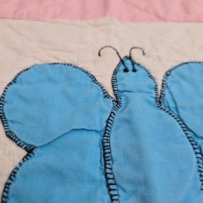 Beautiful handmade Quilt featuring Butterflies