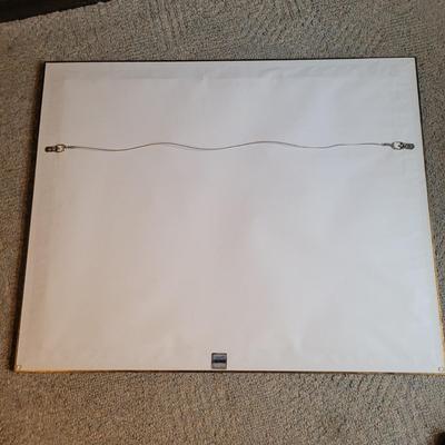 Watercolor and Pastel Mountains and a Valley Painting (GB-EL)