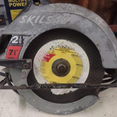 Set of Three Power Tools Skil Saw, Oscillating Tool and Sander
