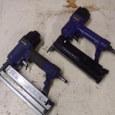 Pair of Pnuematic Brad Nailers