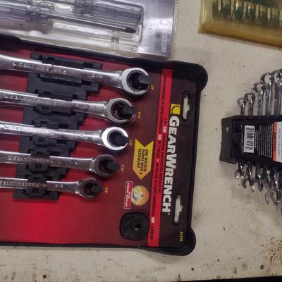 Assortment of Wrenches, Driver Bits and Other New in Package