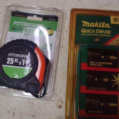 Assortment of Wrenches, Driver Bits and Other New in Package