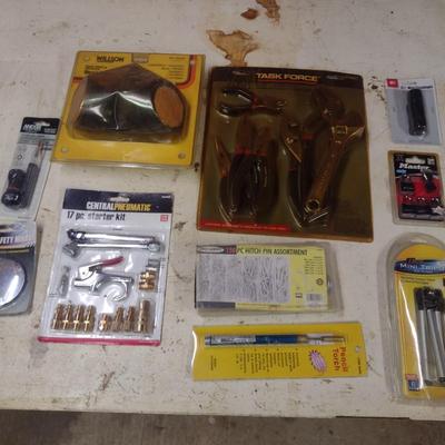 Assortment of Tools and Accessories New in Package