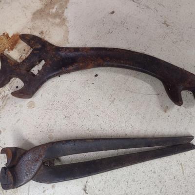 Assortment of Vintage Blacksmithing and Other Tools