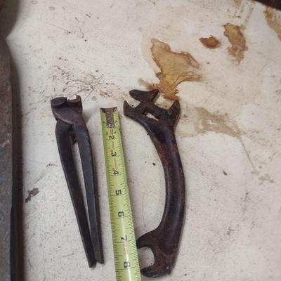 Assortment of Vintage Blacksmithing and Other Tools