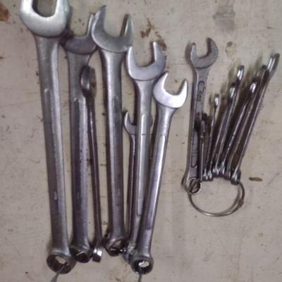 Collection of Open/Closed End Wrenches Up to 1- 5/16"