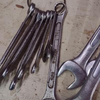 Collection of Open/Closed End Wrenches Up to 1- 5/16"