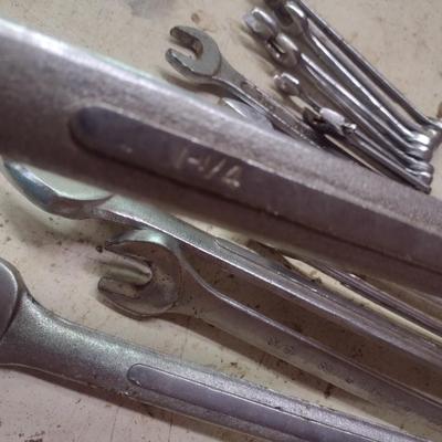 Collection of Open/Closed End Wrenches Up to 1- 5/16"