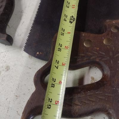 Nice Collection of Vintage Hand Saws Includes Warranty Superior and Disston (See all Pictures)