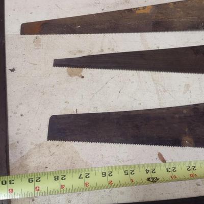 Nice Collection of Vintage Hand Saws Includes Warranty Superior and Disston (See all Pictures)