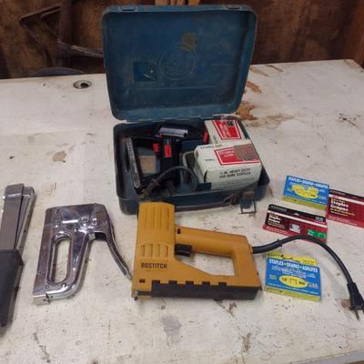 Electric and Manual Stapler Guns and Staples