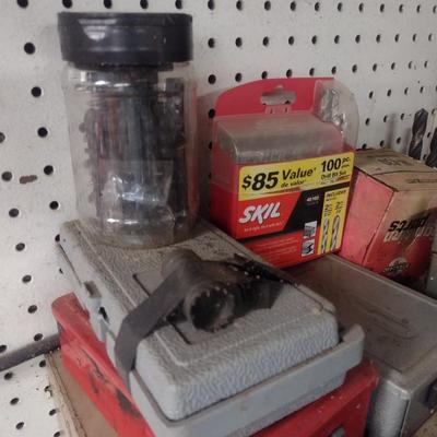 Collection of Drill Bits and Driver Bits