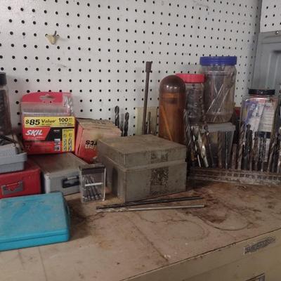 Collection of Drill Bits and Driver Bits