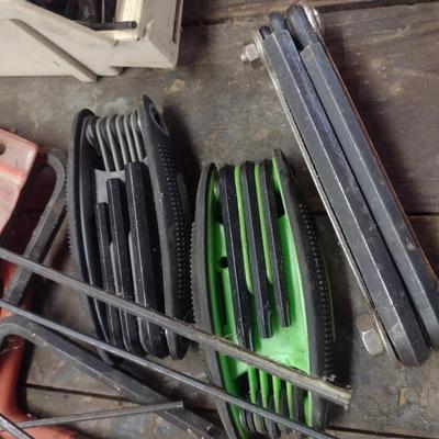 Collection of Allen Wrenches Various Sizes and Head Shapes