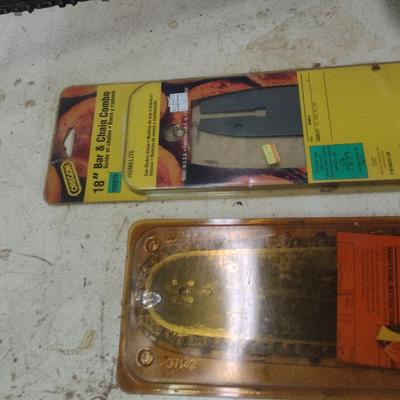 Stihl Gas Powered Chain Saw, Chainsaw Blade Bars, Oil and Other (Chainsaws are being sold as parts only)