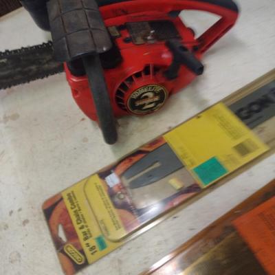 Stihl Gas Powered Chain Saw, Chainsaw Blade Bars, Oil and Other (Chainsaws are being sold as parts only)