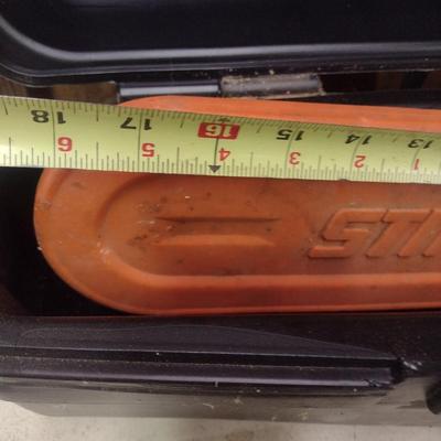 Stihl Gas Powered Chain Saw, Chainsaw Blade Bars, Oil and Other (Chainsaws are being sold as parts only)