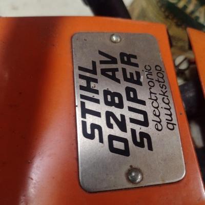 Stihl Gas Powered Chain Saw, Chainsaw Blade Bars, Oil and Other (Chainsaws are being sold as parts only)