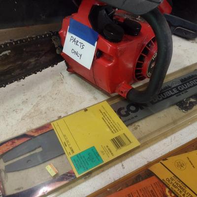 Stihl Gas Powered Chain Saw, Chainsaw Blade Bars, Oil and Other (Chainsaws are being sold as parts only)