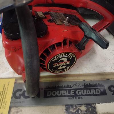 Stihl Gas Powered Chain Saw, Chainsaw Blade Bars, Oil and Other (Chainsaws are being sold as parts only)