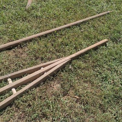 Vintage Wood Framed Apple Tree Ladder
