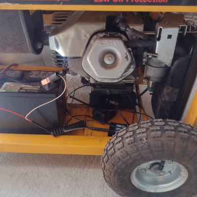 Titan Industrial 8500 High Performance Portable Gas Generator with Electric Start Working Condition