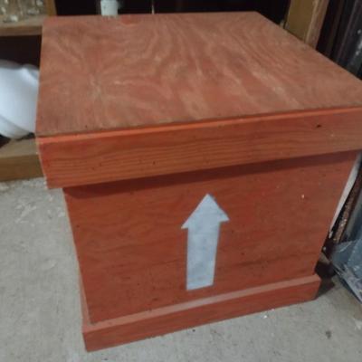 Collection of Copper and Aluminum Wire with Plywood Storage Box