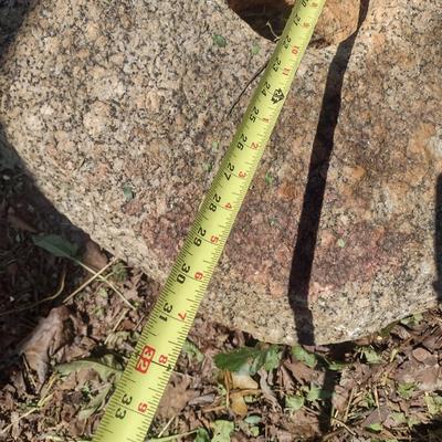 Large Vintage Granite Mill Stone Choice B