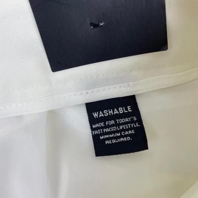 New Larry Levine Winter White Slim Leg Pants 12