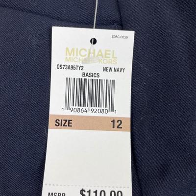 Michael Kors Navy Pants New Size 12