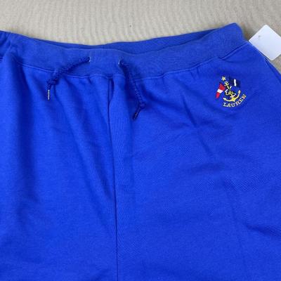 New Ralph Lauren Royal Blue Sweatpants Large