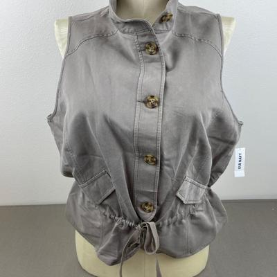 Old Navy Taupe Vest New XL