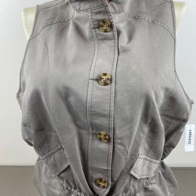 Old Navy Taupe Vest New XL
