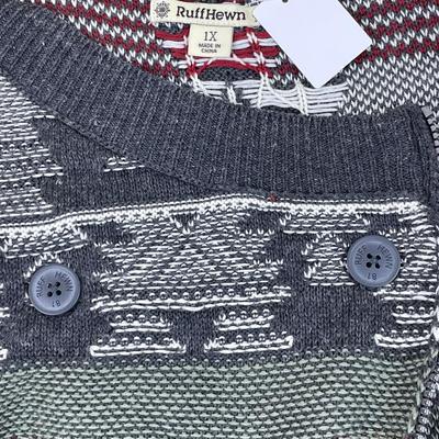 Ruff Hewn 1X Asymmetrical Zip Aztec Cardigan