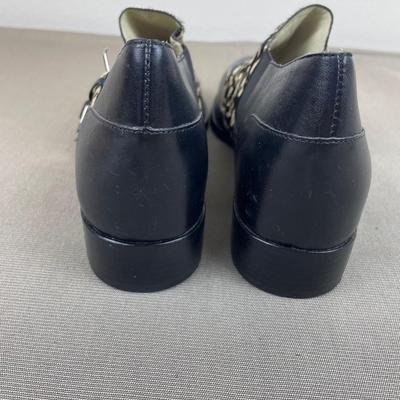 New Michael Kors Leather Buckle Loafers Size 8.5