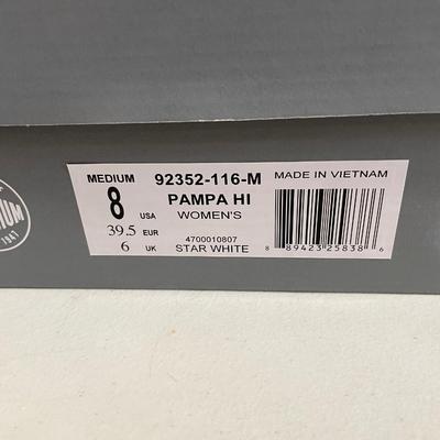 New Palladium Boots Pampa Hi White Size 8