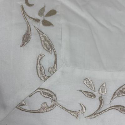 2 Euro Shams with Embroidery