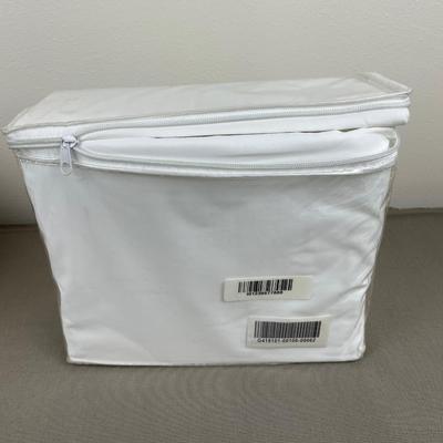 New Queen Sheet Set White with Embroidery