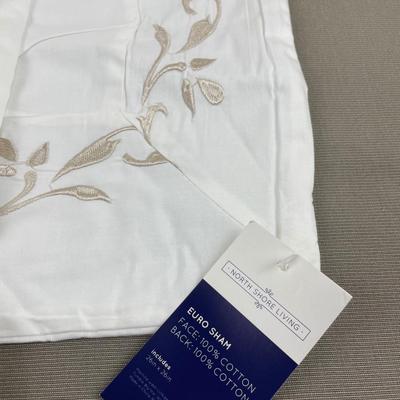 Set of 2 Euro Pillow Shams NWT