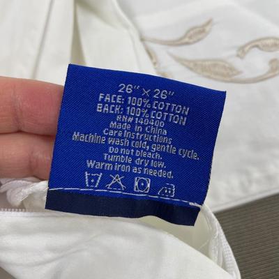 Set of 2 Euro Pillow Shams NWT