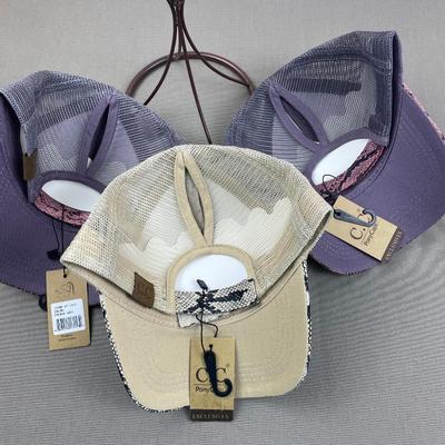 3 New Python Print C.C brand Ball Caps