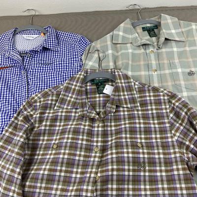Lot of 3 Shirts Ralph Lauren/Orvis Size M